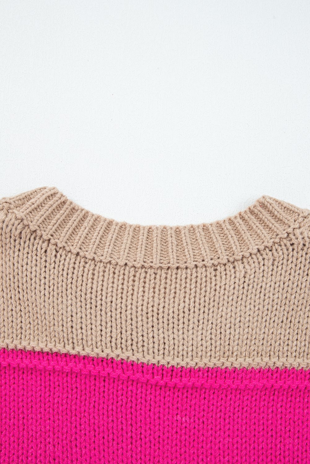 Bloc de couleur de rayures kaki plus taille de chute de taille – Image 7