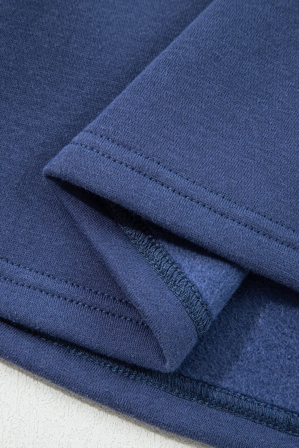 Sweet à sweat à crampons réglables doublés sur la trémettement bordé surdimensionné – Image 8