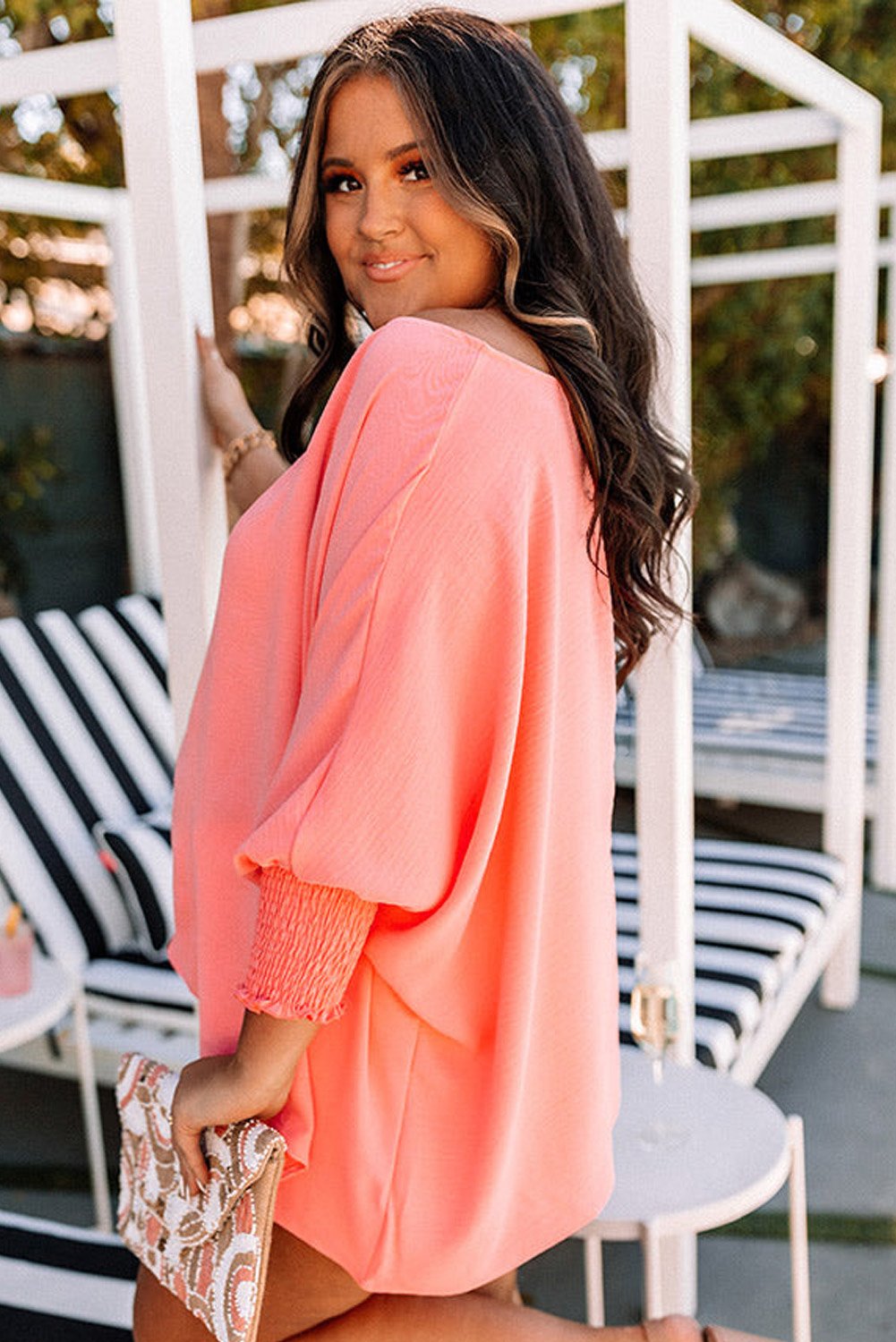 Blossom CHERRRED CUFFS Half mandeve plus taille de taille de taille – Image 3